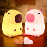 MeWaii®  Capybara Pairing Squishy Night Light - Perfect Gift for Kids and Girls